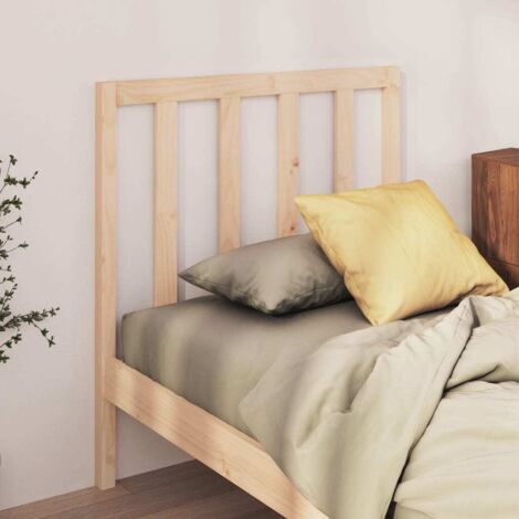 Cabecero de cama madera maciza de pino 81x4x100 cm vidaXL
