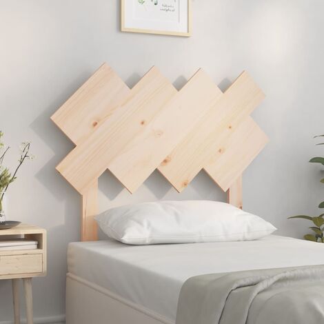 Cabecero de cama madera maciza de pino 92x3x81 cm
