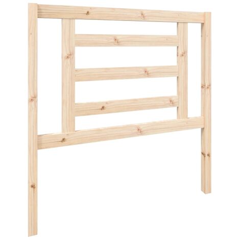 Cabecero de cama madera maciza de pino 96x4x100 cm vidaXL