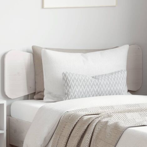 Cabecero de cama madera maciza de pino blanco 100 cm vidaXL