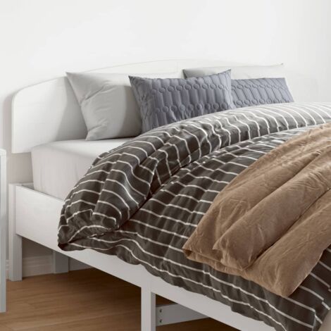 Cabecero de cama madera maciza de pino blanco 150 cm vidaXL