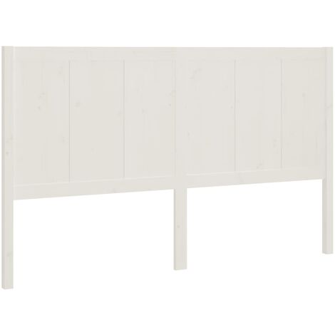 Cabecero de cama madera maciza de pino 205,5x4x100 cm  