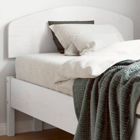 Cabecero de cama madera maciza de pino blanco 75 cm vidaXL