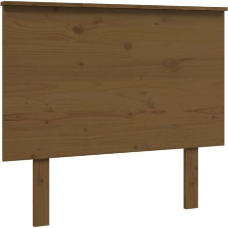 Cabecero de cama madera maciza de pino marrón miel 94x6x82,5 cm vidaXL