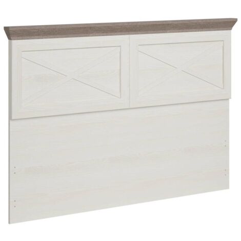 Cabecero de cama MARCELO  de 160 cm. Color Artico - Pina trufle de sonoma. Diseño  de estilo colonial. MARCELO