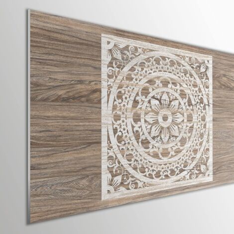 Aprint Decor Cabecero Cama PVC Decorativo Económico Diseño Geométrico