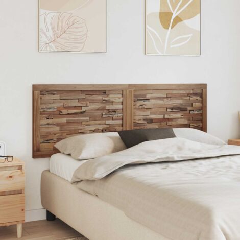 Cabecero de Cama Natural Madera de teca maciza