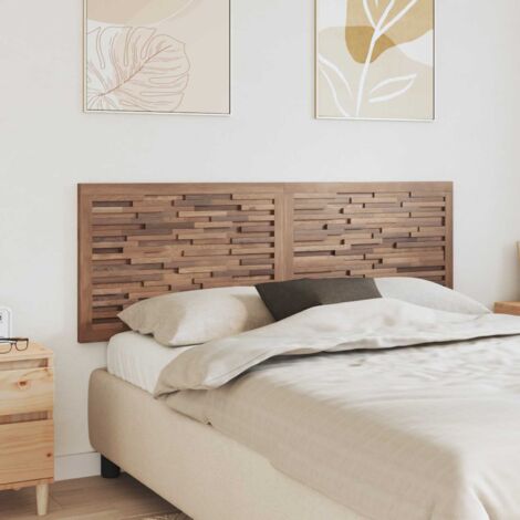 Cabecero de Cama Natural Madera de teca maciza