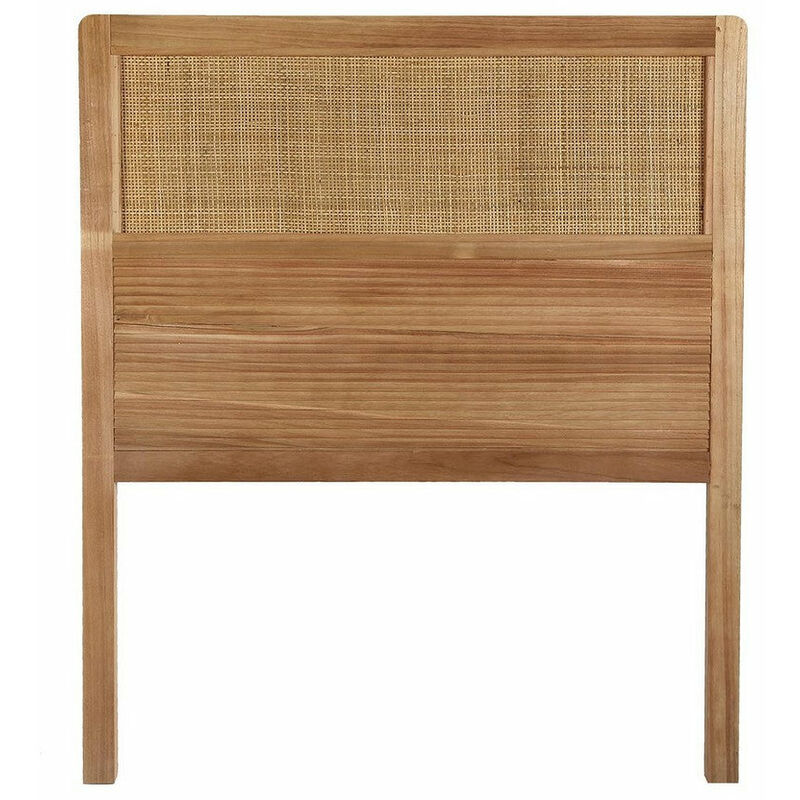 

Zanvic - Cabecero de Cama Ratán Madera de Paulonia (120 x 3,5 x 100 cm) (12 x 3,5 x 100 cm)