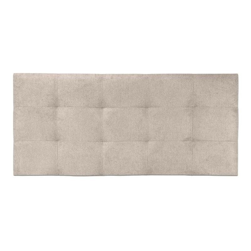 

Cabecero de cama Tapizado acolchado de dormitorio con capitoné modelo Tablet en Tela Antimanchas Essence Crudo 151 x 70 cm para camas de 135 ó 150