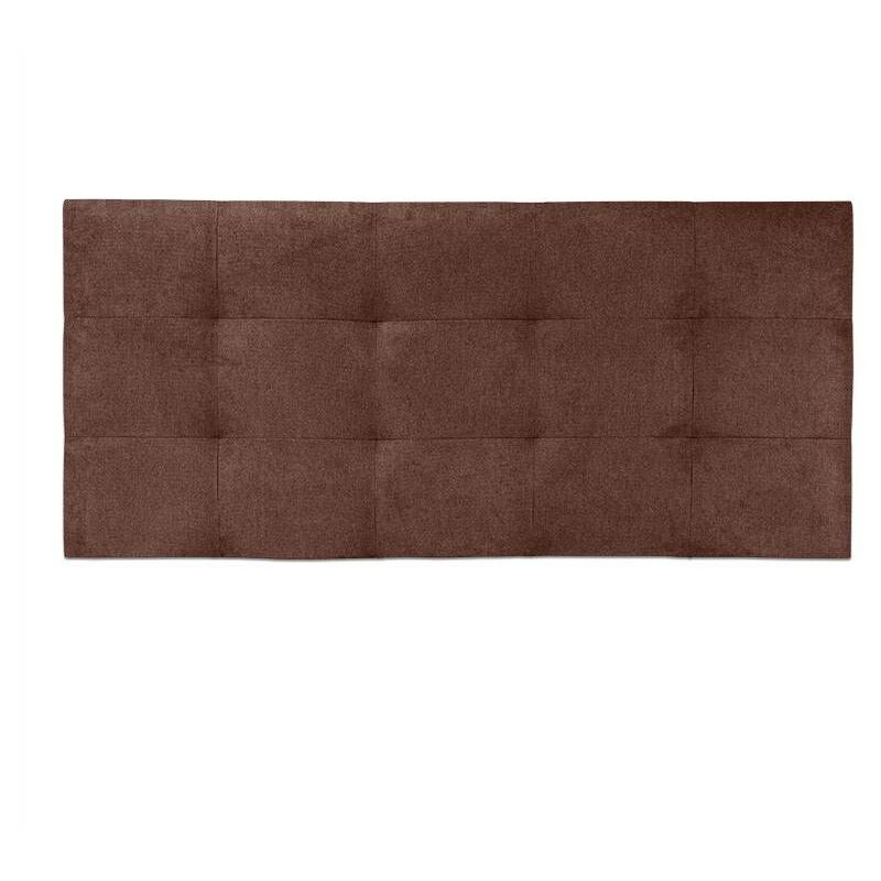 

Cabecero de cama Tapizado acolchado de dormitorio con capitoné modelo Tablet en Tela Antimanchas Essence Wengué 121 x 70 cm para camas de 105 ó 120