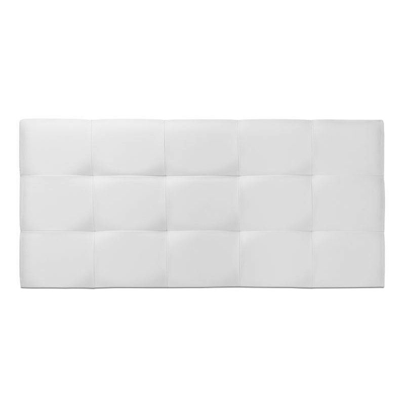 

Cabecero de cama Tapizado acolchado de dormitorio con capitoné modelo Tablet en Polipiel Blanco 166 x 70 cm para camas de 150 ó 160