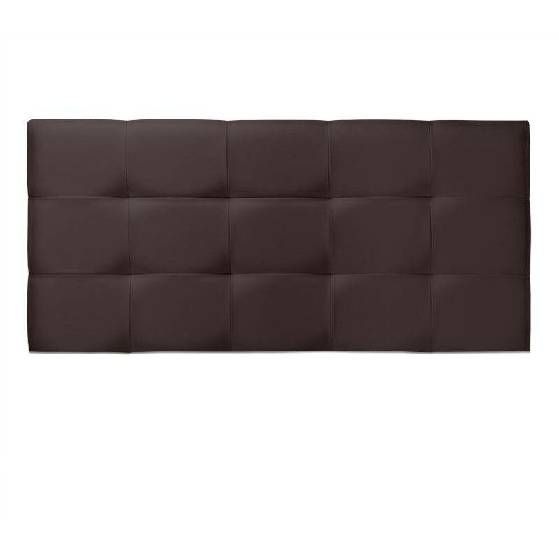

Cabecero de cama Tapizado acolchado de dormitorio con capitoné modelo Tablet en Polipiel Wengué 91 x 70 cm para camas de 80 ó 90