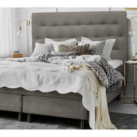 Cabecero de cama tapizado antimanchas  Paris 13570 gris