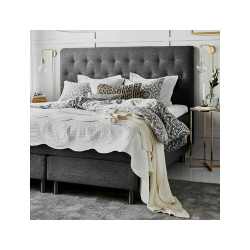 

Cabecero de cama tapizado antimanchas Paris 180*70 gris marengo