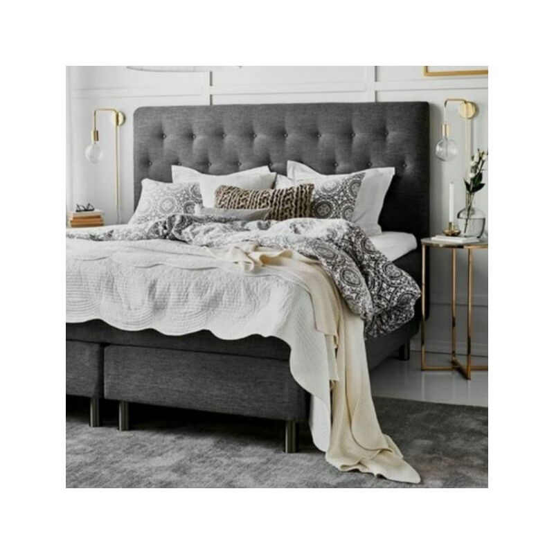 

Cabecero de cama tapizado antimanchas Paris 165*70 gris marengo