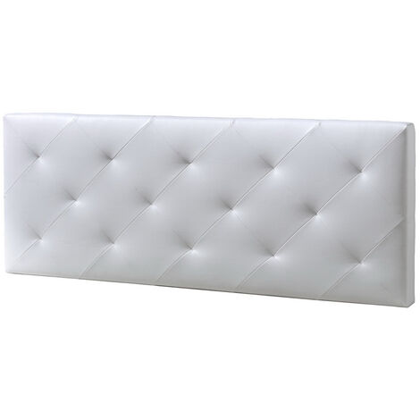Cabecero De Cama Tapizado BRUNO 140x60 Blanco