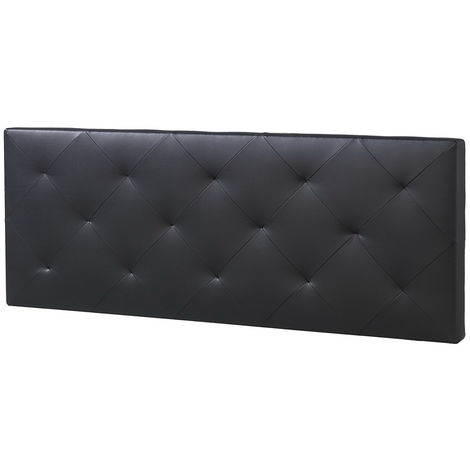 Cabecero De Cama Tapizado BRUNO 150x60 Negro