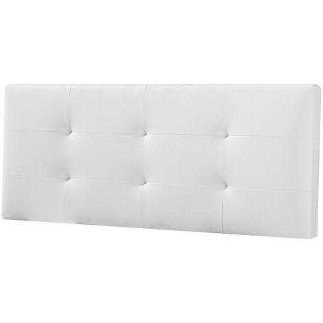 Cabecero De Cama Tapizado MAYA 140x60 Blanco