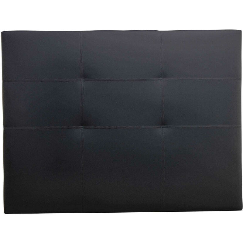 

Cabecero de cama Tokio tapizado en polipiel | Negro - Cama de 150