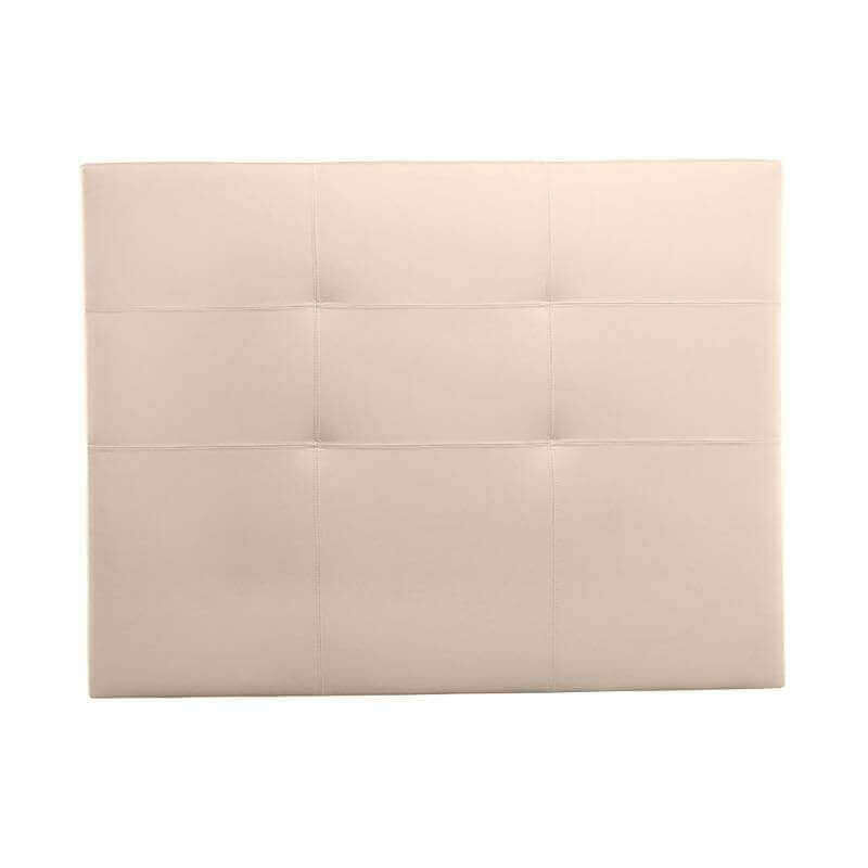 

Cabecero de cama Tokio tapizado en polipiel | Beige - Cama de 135