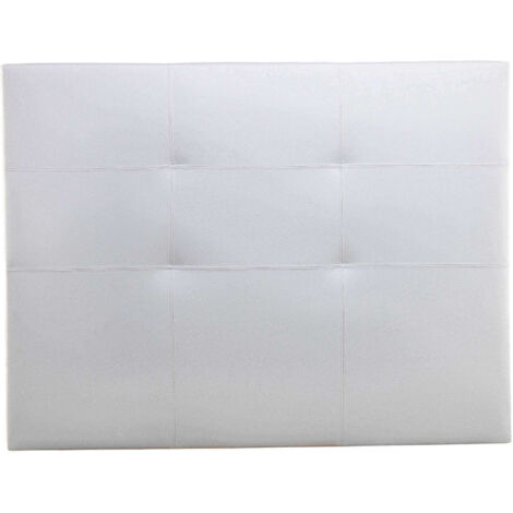 Cabecero de cama Tokio tapizado en polipiel  Blanco - Cama de 105
