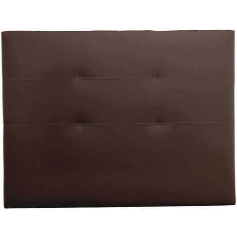 Cabecero de cama Tokio tapizado en polipiel  Wengue - Cama de 135