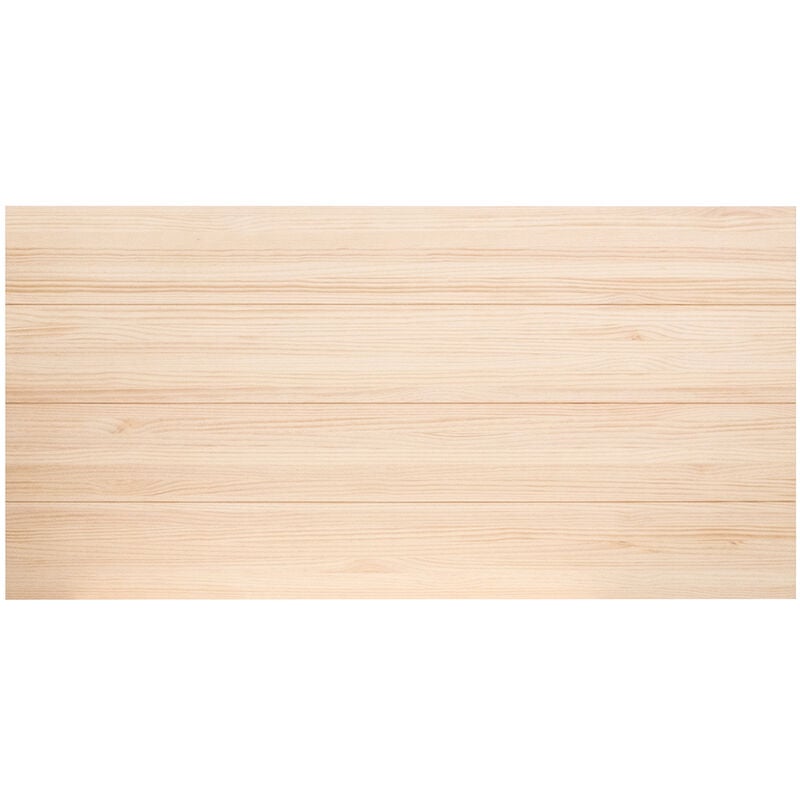 

Decowood - Cabecero de madera acabado natural 105x80cm