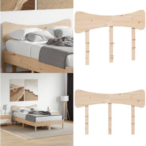 Cabecero de madera maciza de pino 120 cm - Madera de pino - Cabecero de cama