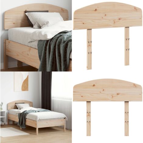 Cabecero de madera maciza de pino 75 cm - Cabecero de pino - Cabecero de cama