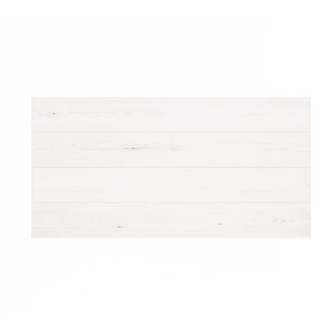 Cabecero Horizontal Recto Decapado blanco