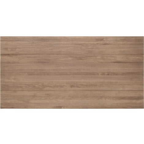 Cabecero de madera maciza en tono roble oscuro de 200x80cm