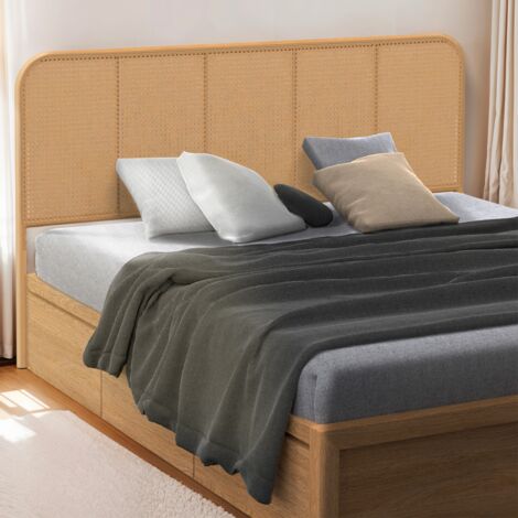 Cabecero de madera y caña FLORA 160 CM