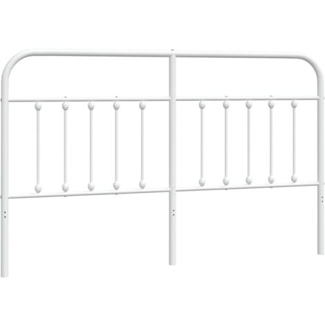 Cabecero de metal blanco 90 cm  
