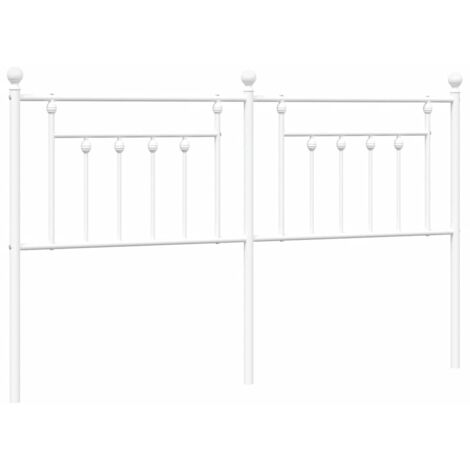 Cabecero de metal negro 140 cm  