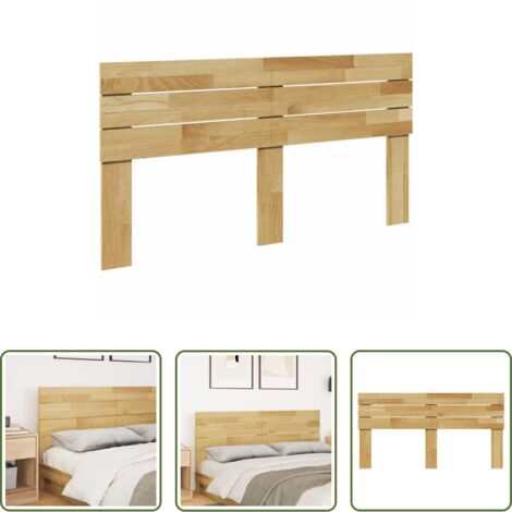 Cabecero de roble -  Cabecero 150 cm Madera Maciza Roble