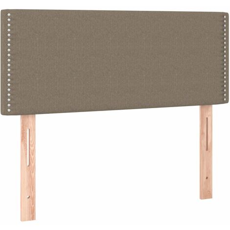 Cabecero de tela gris taupe 90x5x78/88 cm vidaXL