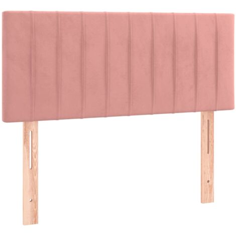 Cabecero de terciopelo rosa 80x5x78/88 cm vidaXL