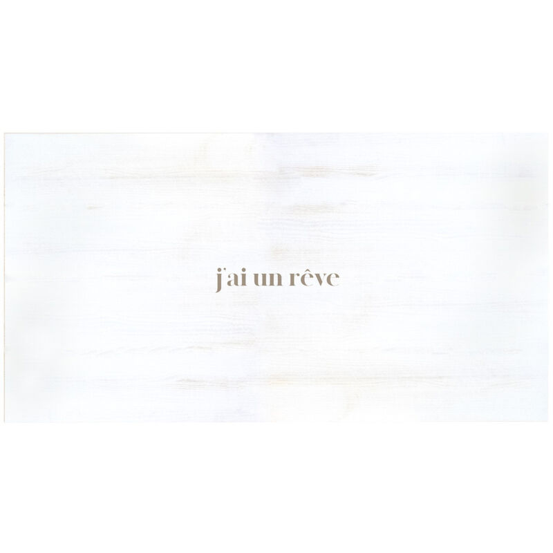 

Decowood - Cabecero decapado J'ai un rêve 105x80cm