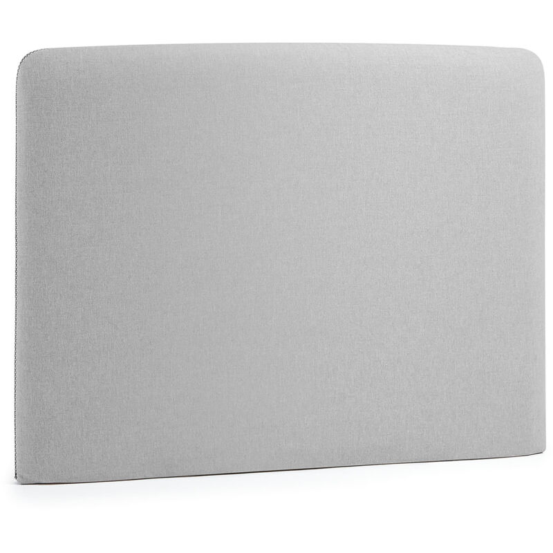 

Cabecero Dyla gris 108 x 76 cm de madera y espuma de poliuretano tapizado en tela antimanchas para cama de 90 cm - Kave Home