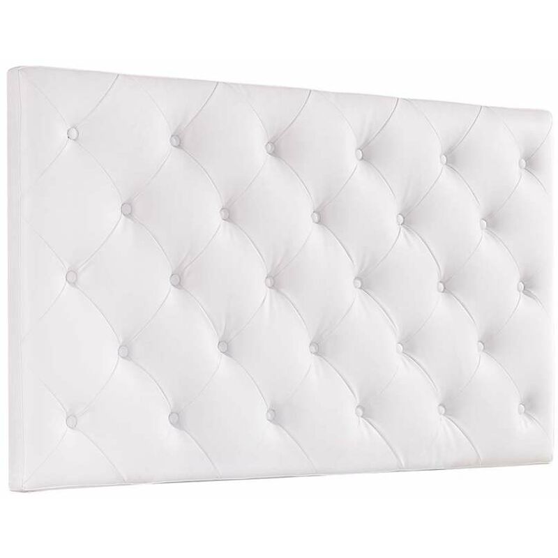 

Cabecero Enfield en semil piel acabado blanco 95 cm(alto)160 cm(ancho) Color BLANCO