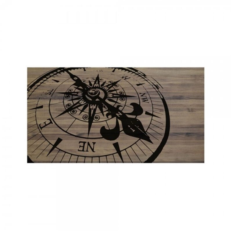 

Decowood - Cabecero envejecido 'Brújula' 180x80cm
