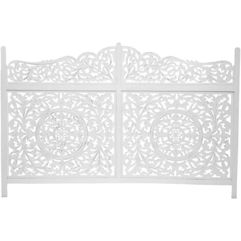 Cabecero «Fanny» - blanco 123 x 182 cm - Atmosphera créateur d'intérieur