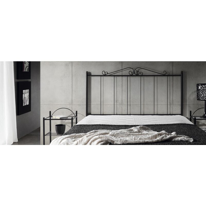 

Cabecero de Cama Estilo Forja Ecus | Negro o Blanco | Varios Tamaños Color - Negro, Tamaño - 105 cm