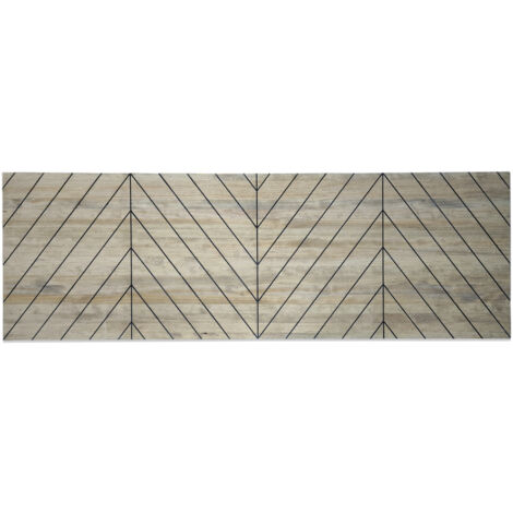 Cabecero Formas Z 180x60cm en madera maciza de pino acabado vintage estilo industrial Box Furniture