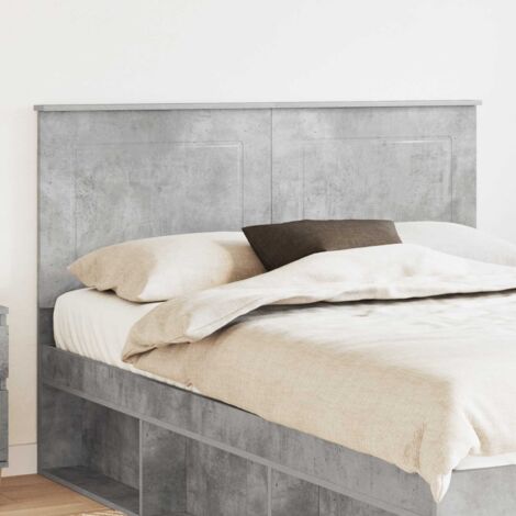 Cabecero Gris Concreto 100 cm Madera de ingeniería