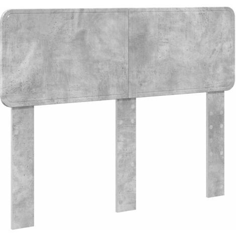 Cabecero Gris Concreto Madera contrachapada vidaXL