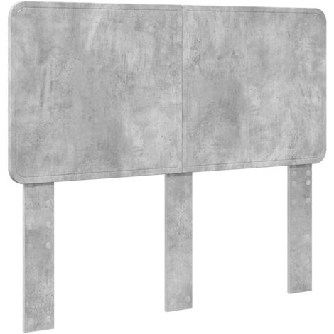 Cabecero Gris Concreto Madera contrachapada vidaXL