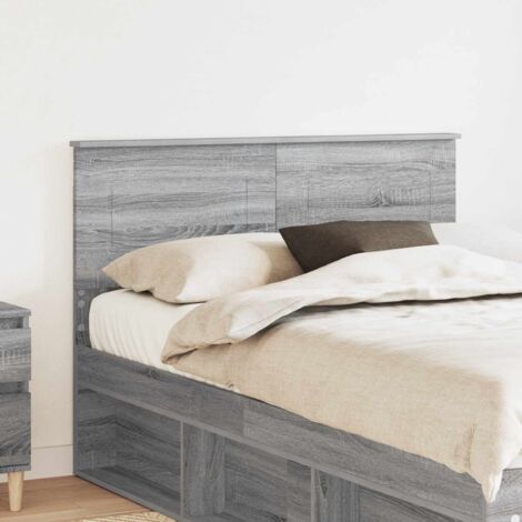 Cabecero Gris  Madera contrachapada