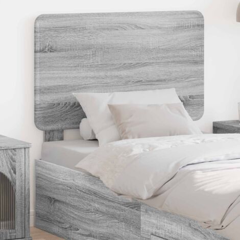 Cabecero Gris  Madera contrachapada
